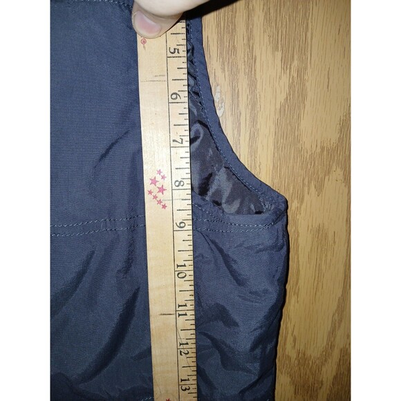 Levi's Vest Mens Size Medium 38×27 Black Lined 100% Nylon Buttoned Zipper 2011 - Picture 8 of 15